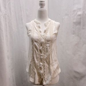 Anthropologie blouse white
